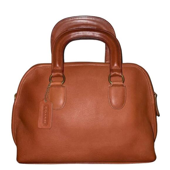Vintage Coach Baxter bag No. 9903 in British tan. Made in USA - Picture 1 of 13